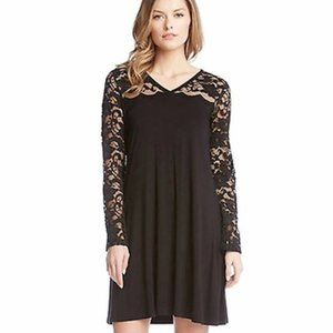 Karen Kane Black Lace Swing Dress
